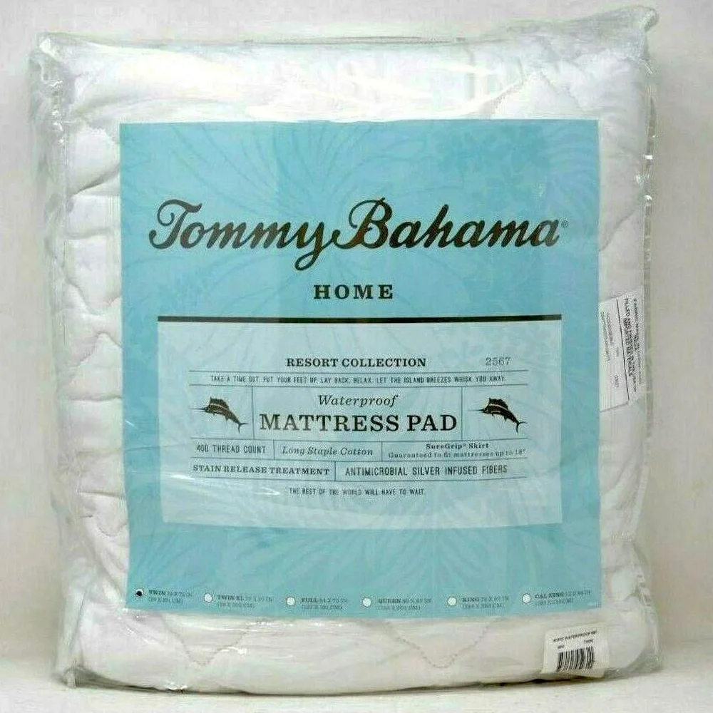 Tommy Bahama - Waterproof Twin Mattress Pad